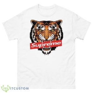Tiger Supreme Box Logo Shirt - 500 Men’s Classic Tee Gildan