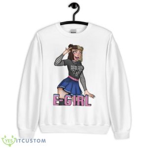Tik Tok E Girl Gothic Shirt - Unisex Heavy Blend Crewneck Sweatshirt