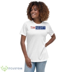 Tim Scott For President Campagain Design Shirt - Women's Relaxed Short Sleeve Jersey Tee