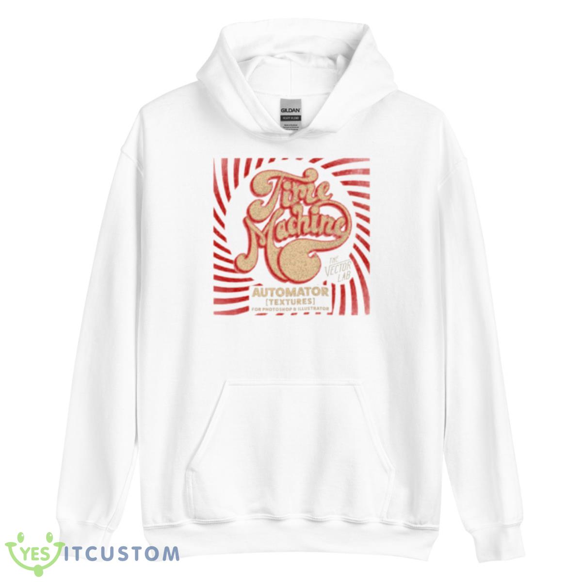 Time Machine Texture Automator For Shirt 3 Time Machine Texture Automator For Shirt - Unisex Heavy Blend Hooded Sweatshirt