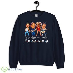 Tina Turner Friends Signatures Shirt - Unisex Crewneck Sweatshirt-1