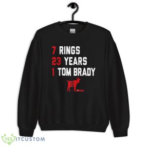 Tom Brady Goat List 2023 Shirt 8 Tom Brady Goat List 2023 Shirt - Unisex Crewneck Sweatshirt