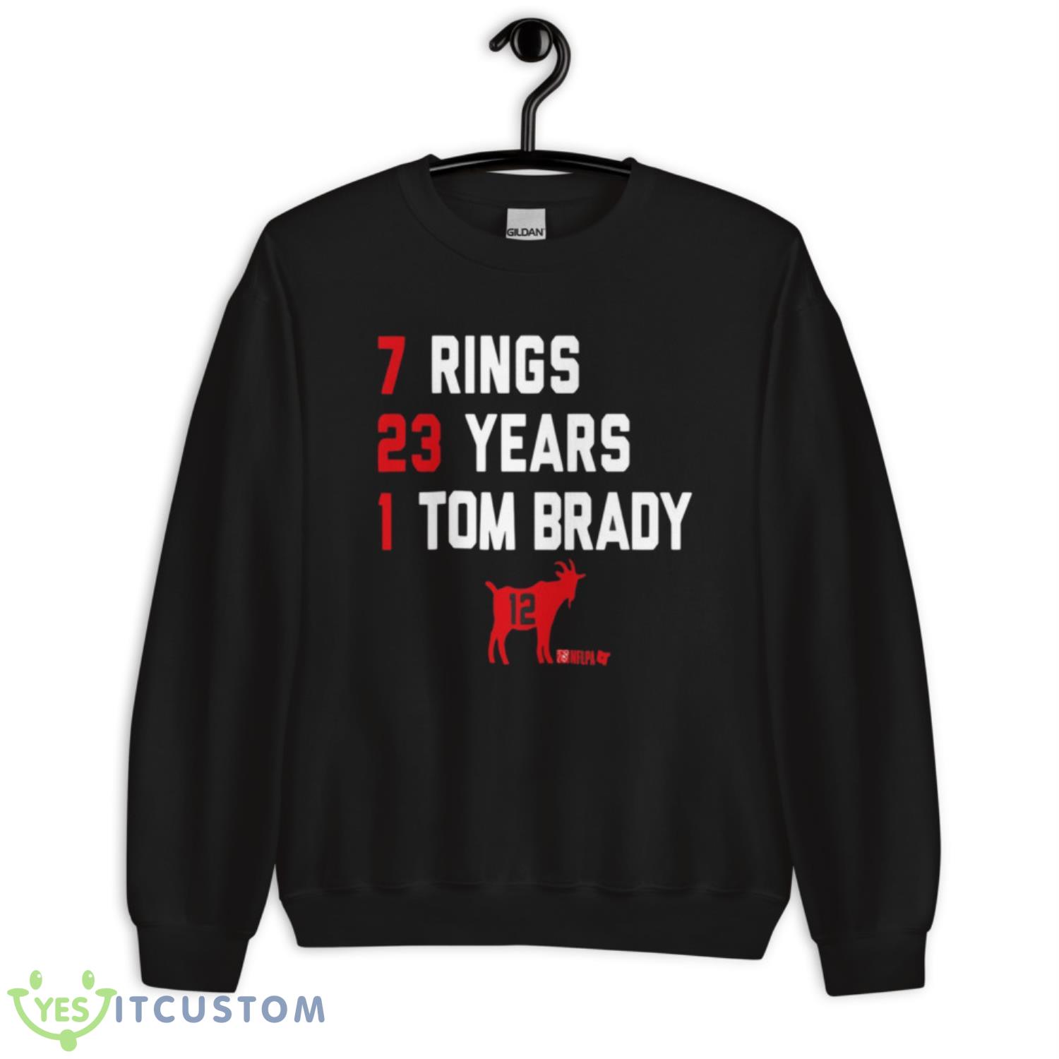 Tom Brady Goat List 2023 Shirt 13 Tom Brady Goat List 2023 Shirt - Unisex Crewneck Sweatshirt