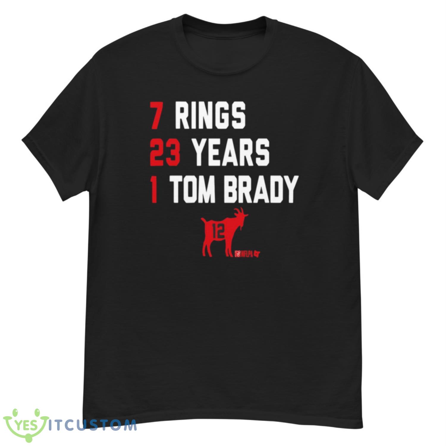 Tom Brady Goat List 2023 Shirt 12 Tom Brady Goat List 2023 Shirt - G500 Men’s Classic T-Shirt