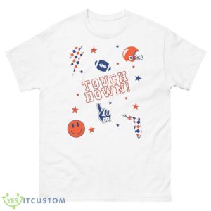 Touch Down Football Elements Shirt - 500 Men’s Classic Tee Gildan