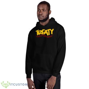 Treaty Dreamtime Aroha Black T Shirt 6 Treaty Dreamtime Aroha Black T Shirt - 18500 Unisex Heavy Blend Hooded Sweatshirt