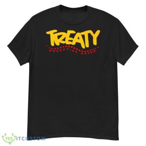 Treaty Dreamtime Aroha Black T Shirt 9 Treaty Dreamtime Aroha Black T Shirt - Men’s Classic Tee Gildan 5000