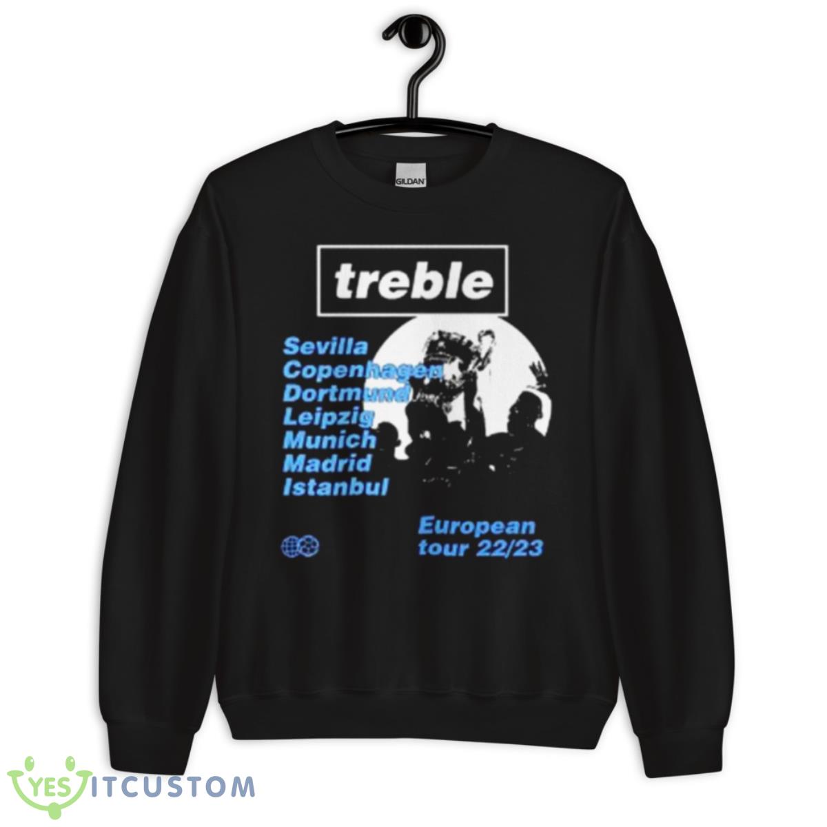 Treble European Tour 22 23 Shirt 3 Treble European Tour 22 23 Shirt - Unisex Crewneck Sweatshirt