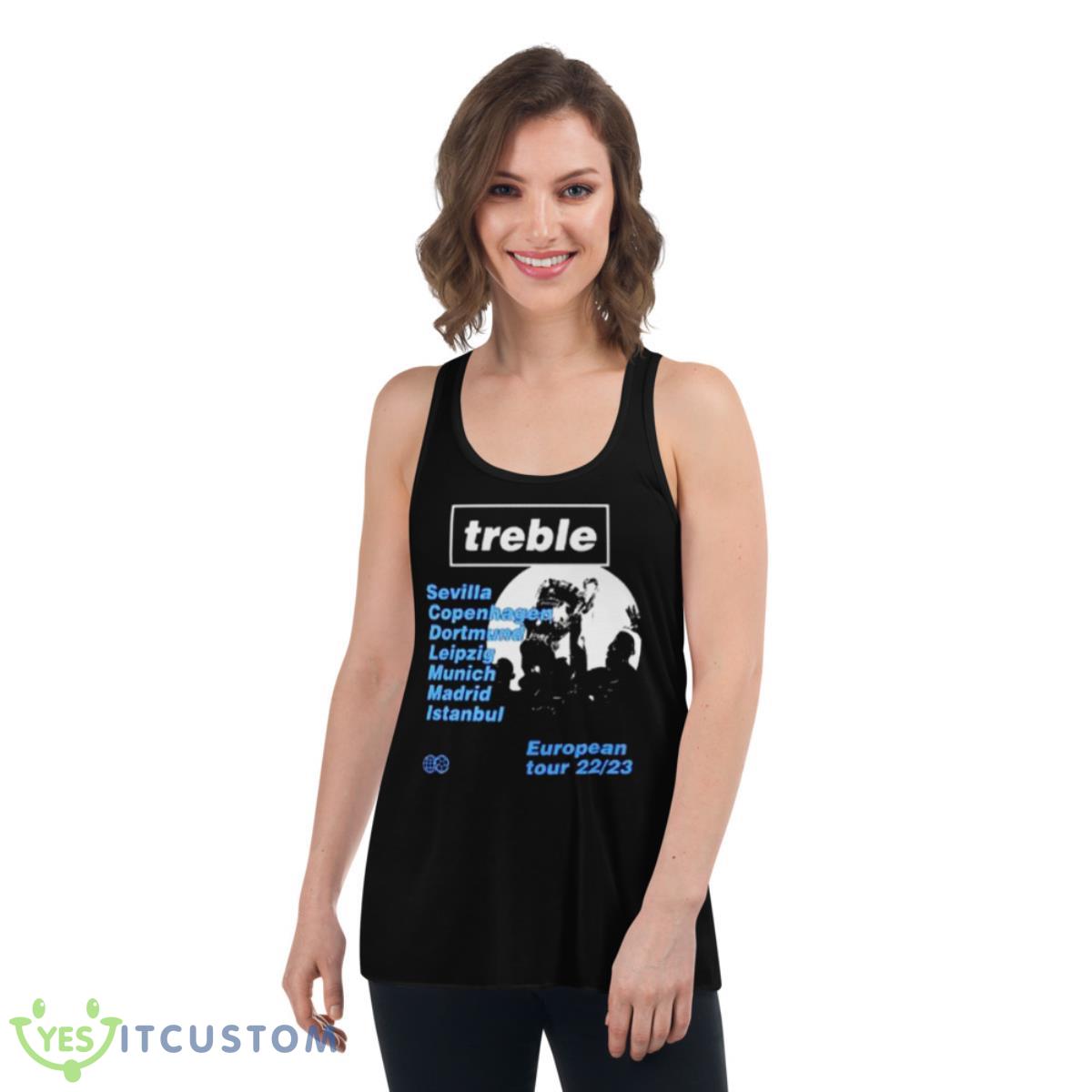 Treble European Tour 22 23 Shirt 5 Treble European Tour 22 23 Shirt - Women's Flowy Racerback Tank