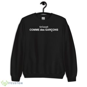 Tricot Comme Des Garcons Black T Shirt Mockup - 18000 Unisex Heavy Blend Crewneck Sweatshirt