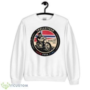 Trollstigen Norway Motorcycle Shirt - Unisex Heavy Blend Crewneck Sweatshirt