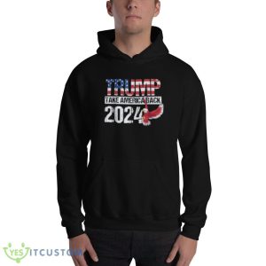 Trump 2024 take American back T Shirt 6 Trump 2024 take American back T Shirt - 18500 Unisex Heavy Blend Hooded Sweatshirt