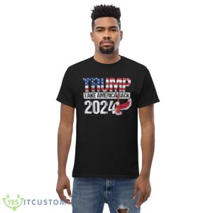 Trump 2024 take American back T Shirt 9 Trump 2024 take American back T Shirt - Men’s Classic Tee Gildan 5000