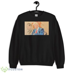 trump In Federal Court Shirt - Unisex Crewneck Sweatshirt