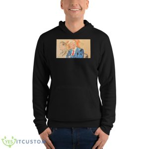 trump In Federal Court Shirt - Unisex Fleece Pullover Hoodie