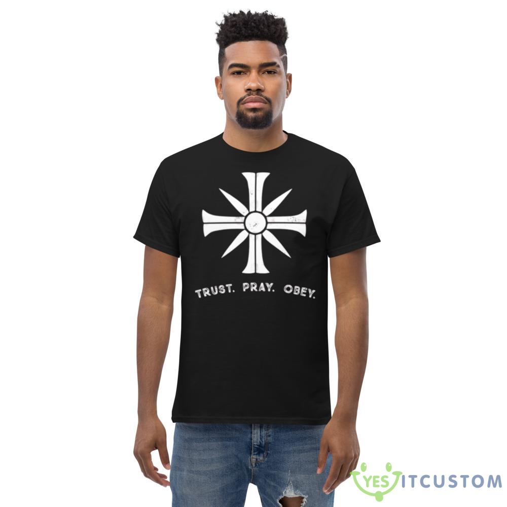 Trust Pray Obey Far Cry 5 shirt 5 Trust Pray Obey Far Cry 5 shirt - Men’s Classic Tee Gildan 5000