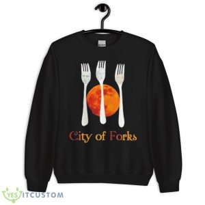 Twilight City Of Forks T Shirt - Unisex Crewneck Sweatshirt