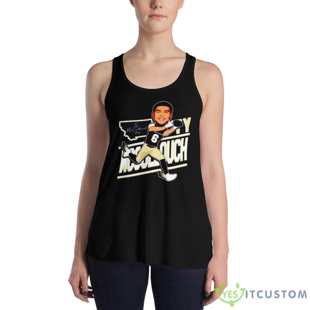 Ty Mccullouch #6 cartoon shirt 3 Ty Mccullouch #6 cartoon shirt - 8800 Women's Flowy Racerback Tank