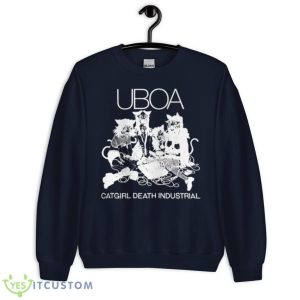 Uboa Catgirl Death Industrial Shirt - Unisex Crewneck Sweatshirt-1