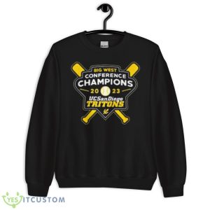 UC San Diego Tritons 2023 Big West Baseball Champions Shirt - Unisex Crewneck Sweatshirt
