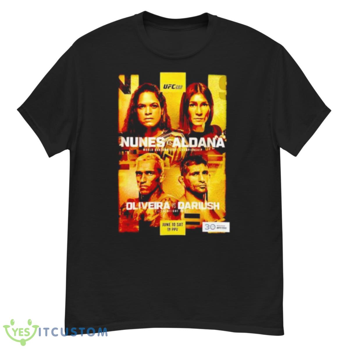 Ufc 289 Nunes Vs Aldana And Oliveira Vs Dariush Event Shirt 12 Ufc 289 Nunes Vs Aldana And Oliveira Vs Dariush Event Shirt - G500 Men’s Classic T-Shirt