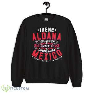 UFC Irene Aldana Vintage Mexico 2023 Shirt 8 UFC Irene Aldana Vintage Mexico 2023 Shirt - Unisex Crewneck Sweatshirt