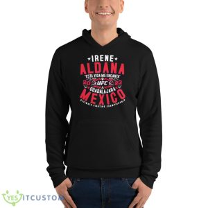 UFC Irene Aldana Vintage Mexico 2023 Shirt 9 UFC Irene Aldana Vintage Mexico 2023 Shirt - Unisex Fleece Pullover Hoodie