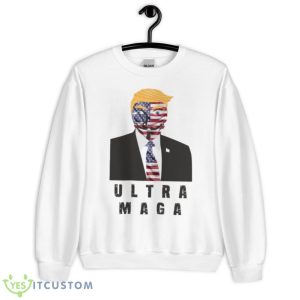 Ultra Maga Donald Trump Art Shirt - Unisex Heavy Blend Crewneck Sweatshirt