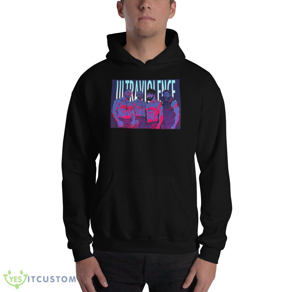 Ultraviolence Aew Black T Shirt Mockup 2 Ultraviolence Aew Black T Shirt Mockup - 18500 Unisex Heavy Blend Hooded Sweatshirt