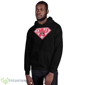 uNLV Rebels Super dad Black T Shirt - 18500 Unisex Heavy Blend Hooded Sweatshirt