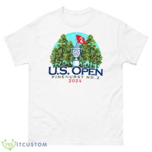 U.S. Open Ahead Pinehurst No 2 Cream Trophy 2024 shirt - 500 Men’s Classic Tee Gildan