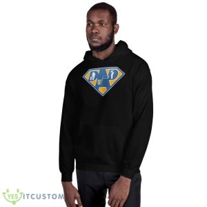 utah Jazz Super dad Black T Shirt 6 utah Jazz Super dad Black T Shirt - 18500 Unisex Heavy Blend Hooded Sweatshirt