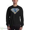 utah Jazz Super dad Black T Shirt - 18000 Unisex Heavy Blend Crewneck Sweatshirt