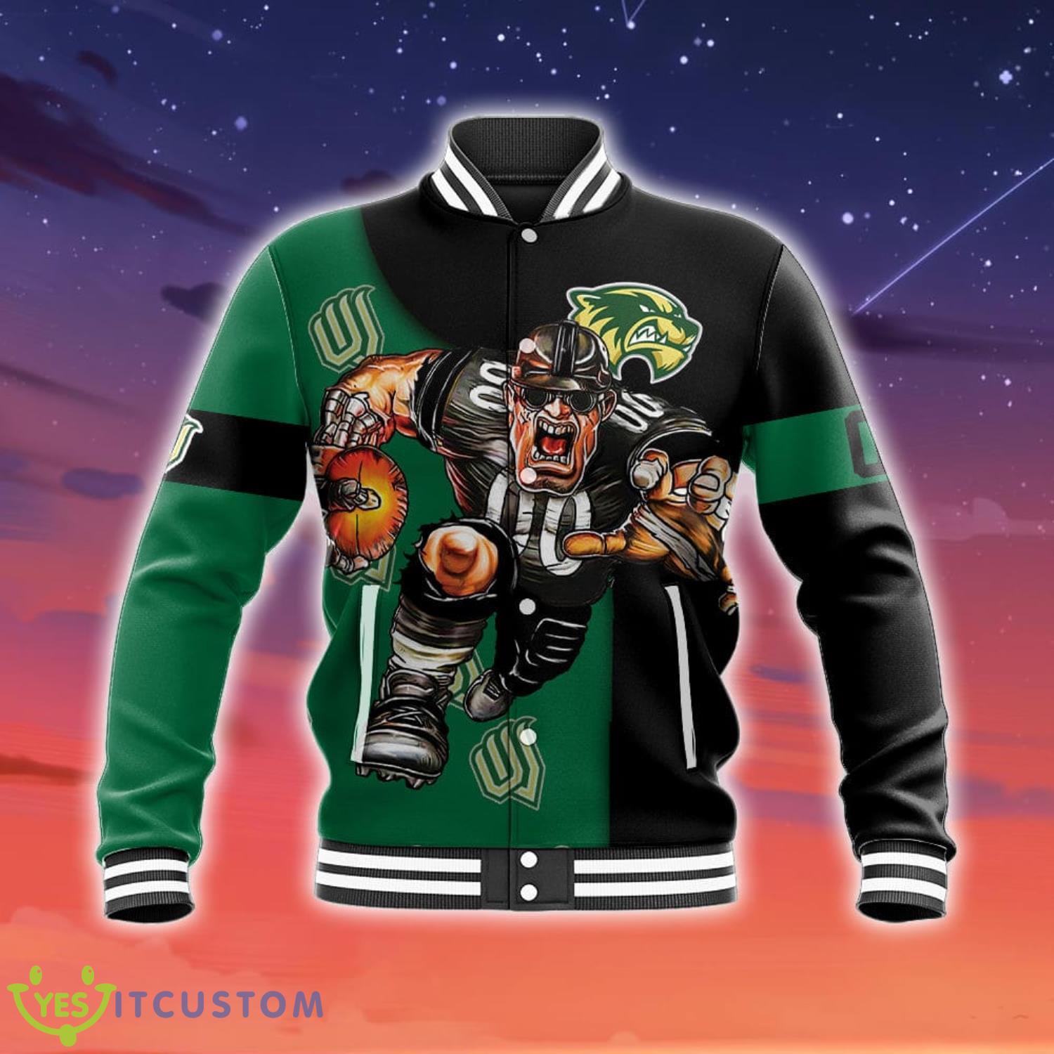 Utah Valley Wolverines NCAA Football Go On Baseball Jacket For Fans 5 Utah Valley Wolverines NCAA Football Go On Baseball Jacket For Fans Product Photo 1