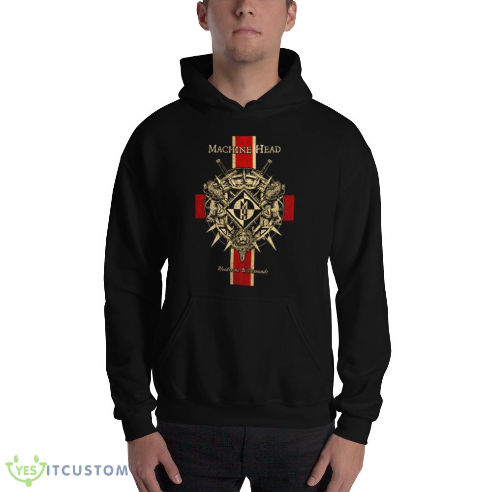 Vintage Art Flag Machine Head Funny Shirt 11 Vintage Art Flag Machine Head Funny Shirt - 18500 Unisex Heavy Blend Hooded Sweatshirt