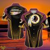 Washington Redskins NFL Team Football Beach Shirt Summer Button Down Hawaiian Shirt Best Fan Ever Product Photo 1