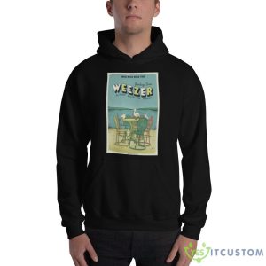 Weezer Madison, WI Breese Stevens Field June 14 2023 Poster shirt - 18500 Unisex Heavy Blend Hooded Sweatshirt
