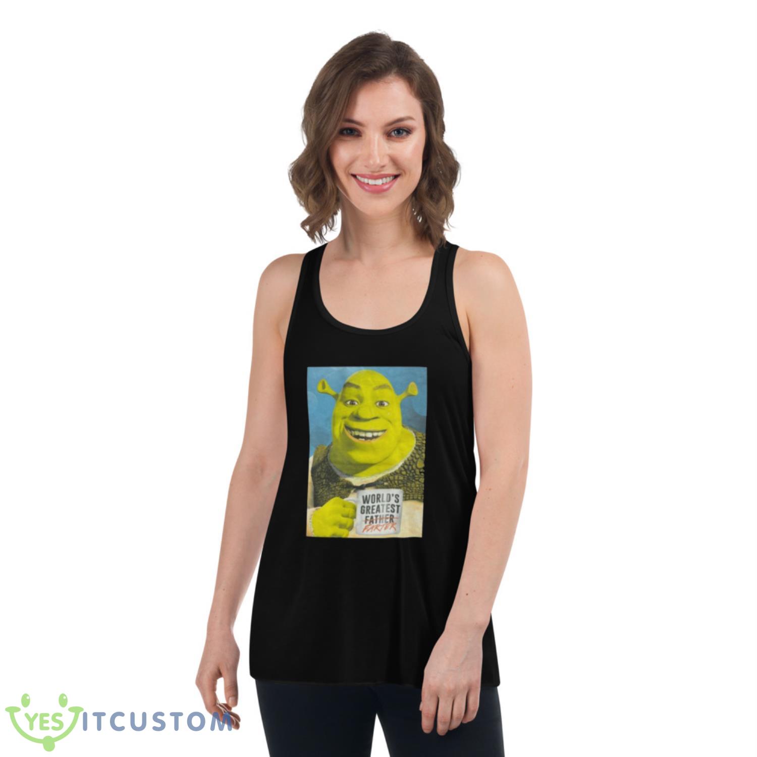 World’s Greatest Farter Shrek Shirt 5 World’s Greatest Farter Shrek Shirt - Women's Flowy Racerback Tank