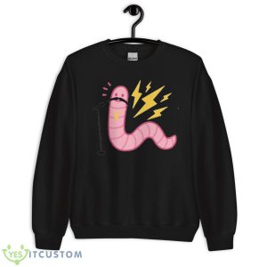 Worm With A Mustache Shirt 8 Worm With A Mustache Shirt - Unisex Crewneck Sweatshirt