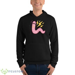 Worm With A Mustache Shirt 9 Worm With A Mustache Shirt - Unisex Fleece Pullover Hoodie