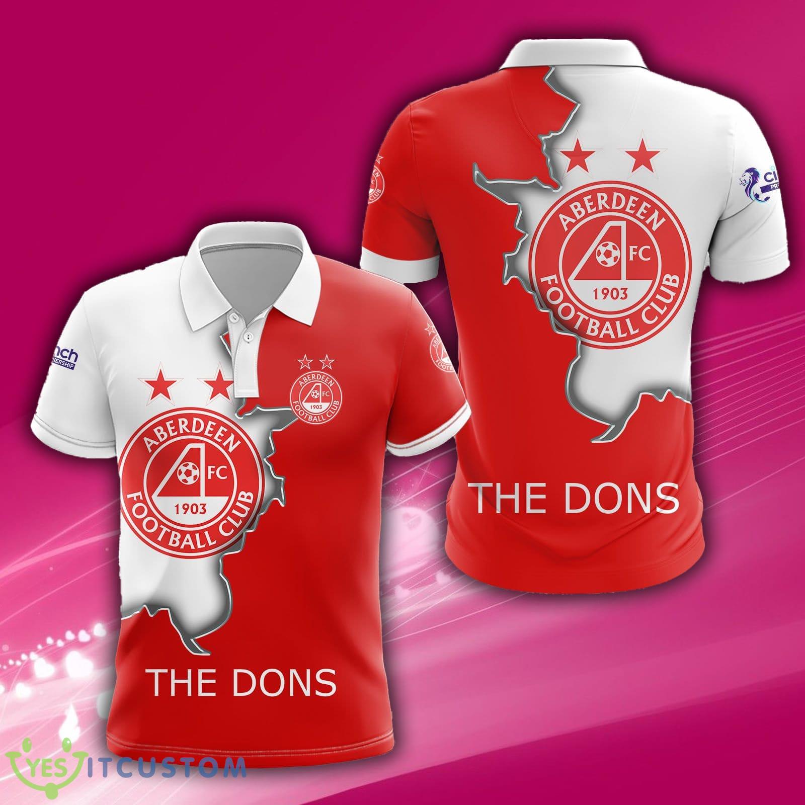 Aberdeen FC SPFL Fans 3D Polo Shirt Play Golf Gift For Men And Women 3 Aberdeen FC SPFL Fans 3D Polo Shirt Play Golf Gift For Men And Women - Aberdeen FC SPFL Fans 3D Polo Shirt Play Golf Gift For Men And Women