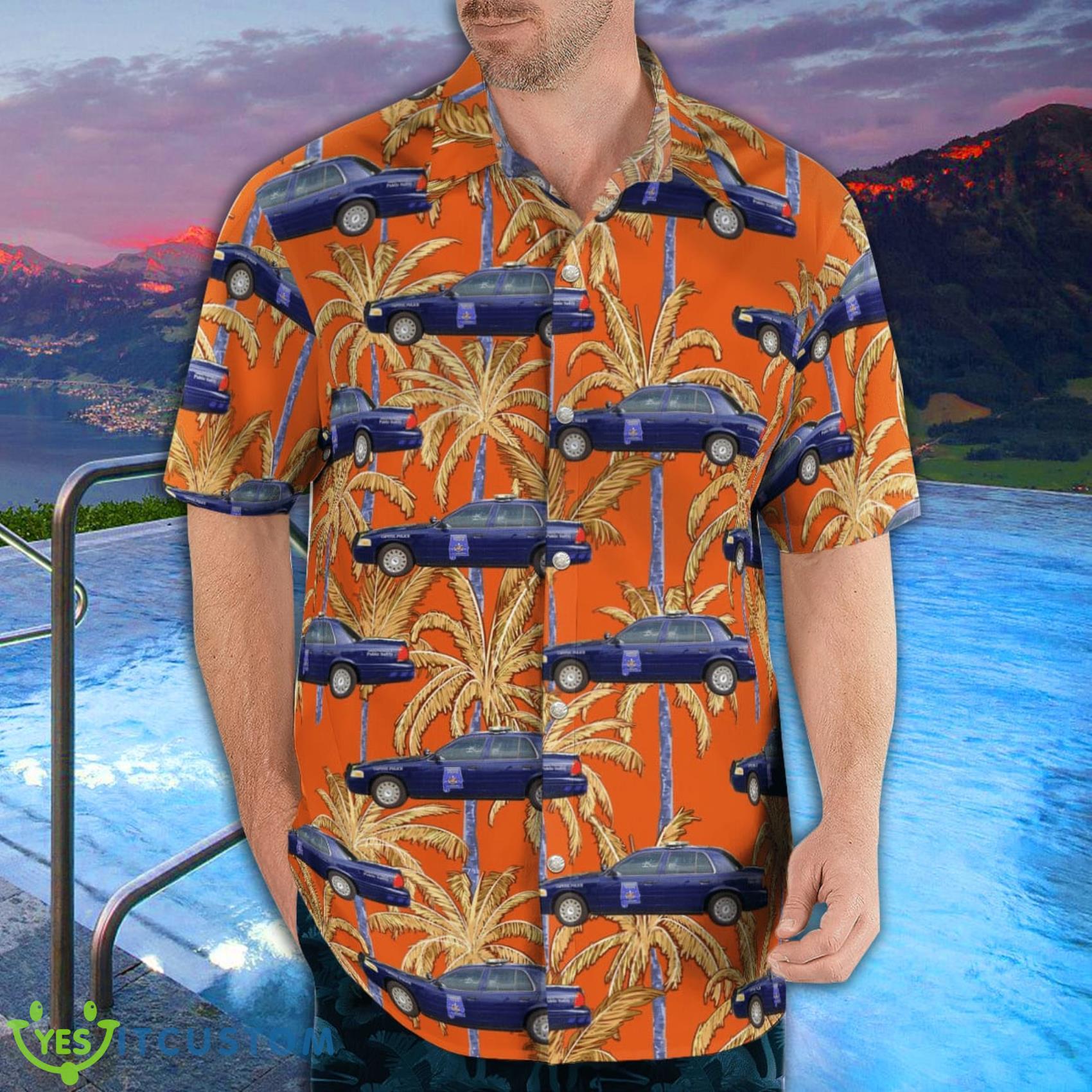 Alabama Capitol Police Summer Aloha And Beach Short 3 Alabama Capitol Police Summer Aloha And Beach Short Product Photo 3
