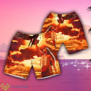 American Gifr Of The Eagle Feather Hawaiian Shirt And Short For Men And Women Gift - Native American Gifr Of The Eagle Feather Hawaii Shirt, Aloha_4