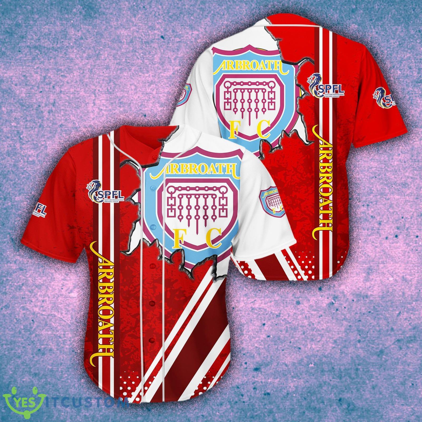 Arbroath F.C. SPFL Scottish Baseball Jersey Shirt Style Men And Women For Fans 3 Arbroath F.C. SPFL Scottish Baseball Jersey Shirt Style Men And Women For Fans - Arbroath F.C. SPFL Scottish Baseball Jersey Shirt Style Men And Women For Fans