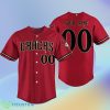 Arizona Diamondbacks Custom Name & Number Baseball Shirt Best Gift For Men And Women Product Photo 1