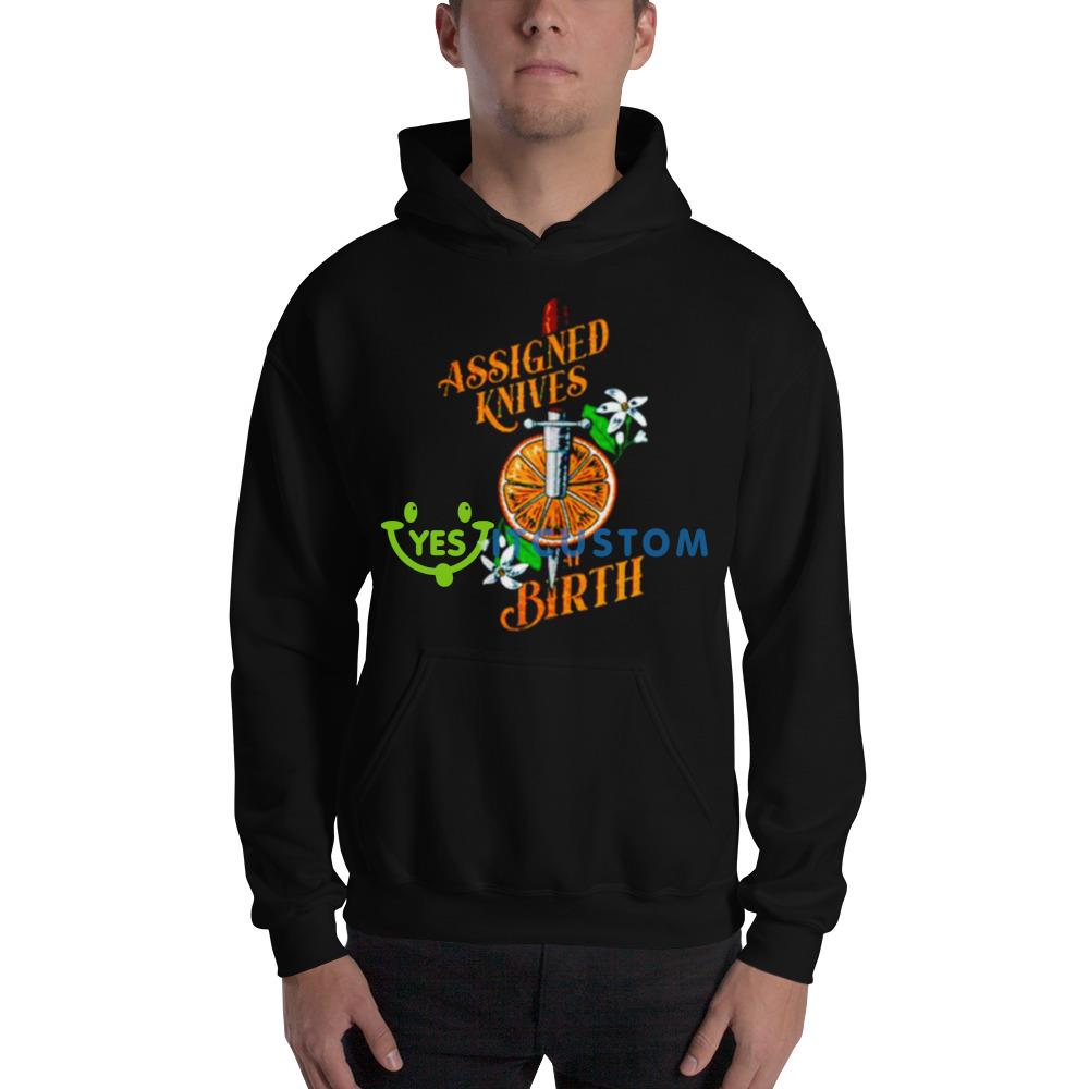 Assigned knives at birth shirt 11 Assigned knives at birth shirt - 18500 Unisex Heavy Blend Hooded Sweatshirt
