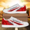 Audi Quattro Sport Car AOP Skate Shoes Special Gift For Fan Red White Product Photo 1
