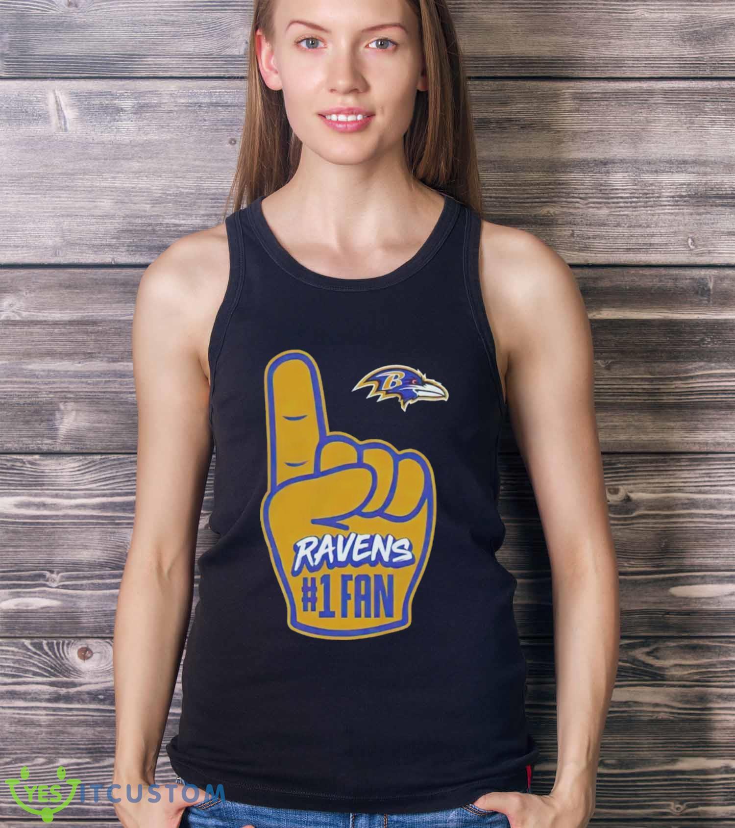 Baltimore Ravens 1 fan shirt 3 Baltimore Ravens 1 fan shirt - Ladies Tank Top