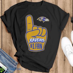 Baltimore Ravens 1 fan shirt - Black T-Shirt