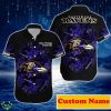 Baltimore Ravens NFL Custom Name Hawaiian Shirt For Men And Women Great Gift For Real Fans Product Photo 1